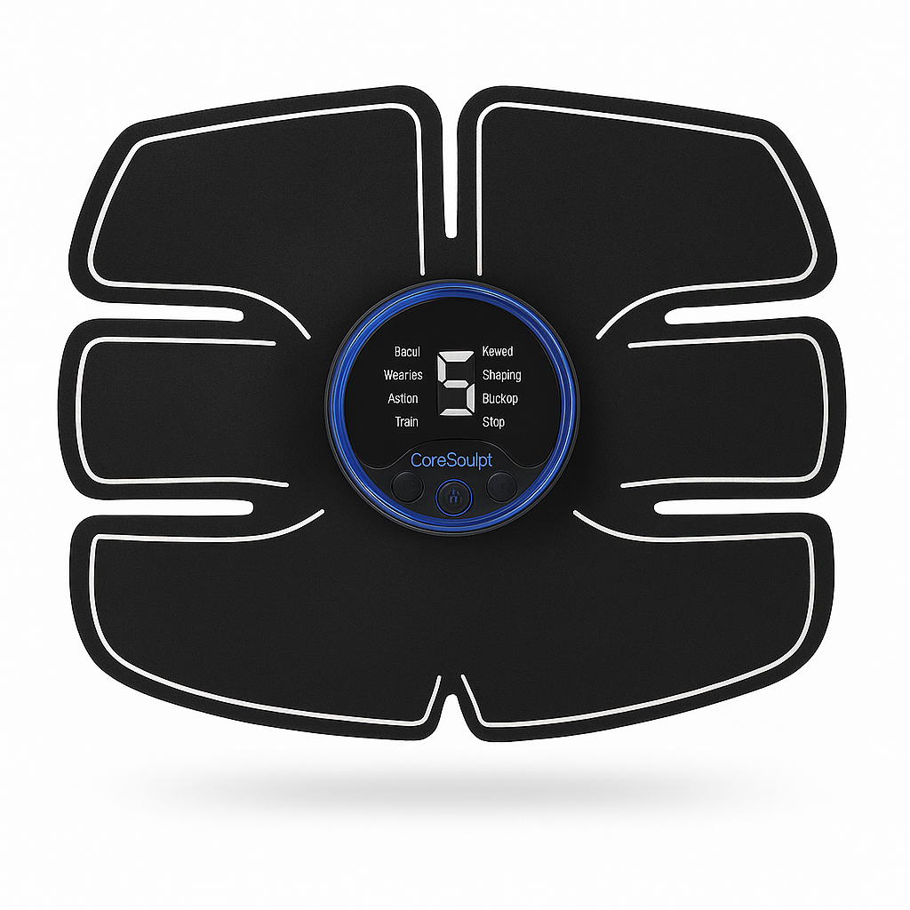 CoreSculpt™ – Sculpt Your Abs Effortlessly with Professional EMS Technology (8 Modes | 19 Intensity Levels)