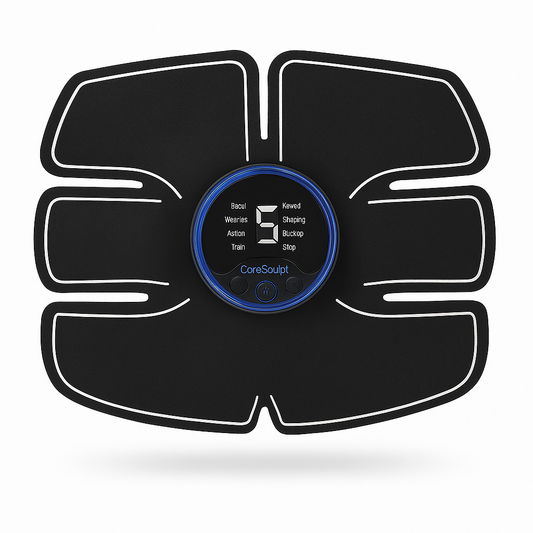 CoreSculpt™ – Sculpt Your Abs Effortlessly with Professional EMS Technology (8 Modes | 19 Intensity Levels)